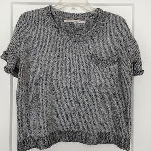 Rachel Roy small knit woven top